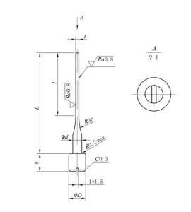 Best Customized Cemented Carbide Ejector Pins Injection Molding wholesale