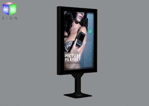 Freestanding Scrolling Lightboxes Backlit , Scrolling Poster Display Light Box 2 Sided