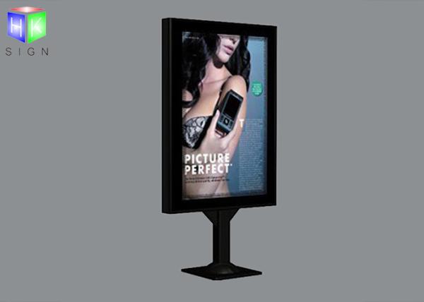 Cheap Freestanding Scrolling Lightboxes Backlit , Scrolling Poster Display Light Box 2 Sided for sale