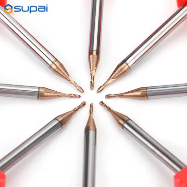 Cheap TiAlN Coating Carbide End Mill For Precise Cutting Diameter 0.2-0.9mm for sale