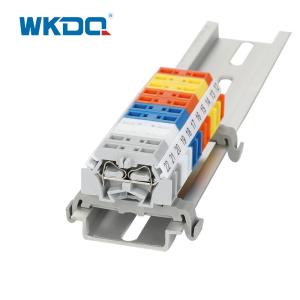 Best 261-301 Electrical Universal Spring Terminal Block Connectors Vertical Phosphor Bronze Vibration Proof wholesale