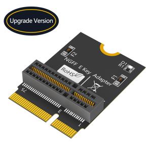 Best NGFF E-key Adapter For AX200/201/210 WiFi Card Desktop M.2 NGFF To NGFF 90 Degree Vertical Installation Wide 22mm Tall 6.1mm wholesale