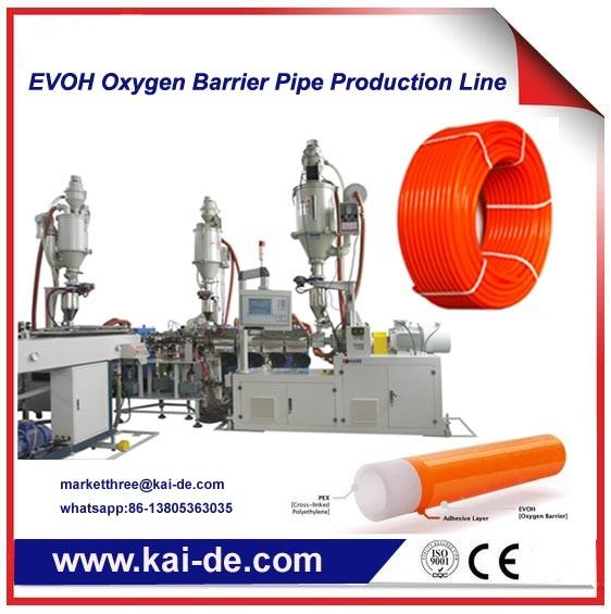 Cheap 3 layer PEX/EVOH Oxygen Barrier Composite Pipe Extrusion line China supplier for sale
