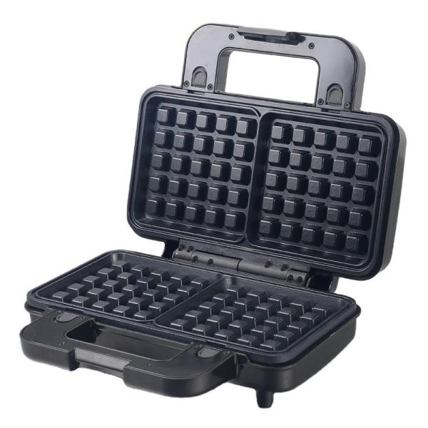 Cheap Non Stick PTFE Coating 2 Slice Waffle Maker With Detachable Sandwich And Pancake Maker for sale