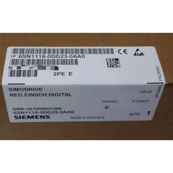 Cheap SIEMENS 6SN1118-0DG23-0AA0 SIMODRIVE 611-D CONTROL UNIT 1-AXIS FOR DIGITAL DRIVE FS + RS, DIRECT MEASURING SYSTEM for sale