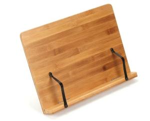 Best Book Stand Book &amp; Tablet Rest Cookbook Reading Holder with 2 Metal Page Holders Foldable Adjustable Stand Recipe Book Holder wholesale