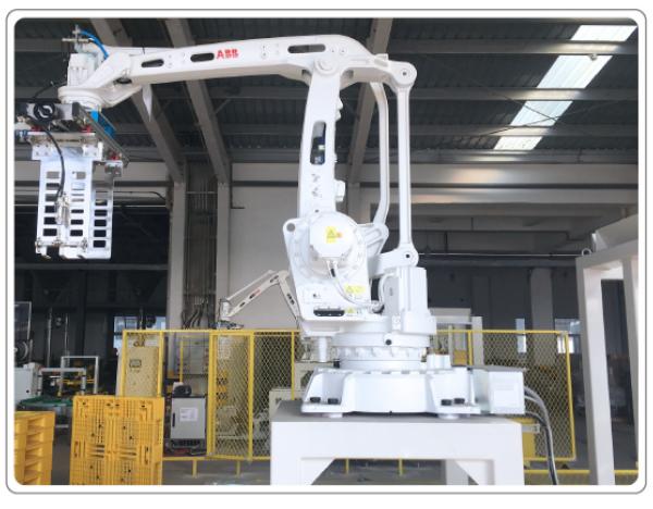 Cheap Automatic Case Palletizer Machine Robot System 3.67KW for sale