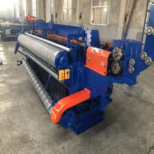 China 7ft Width Cutter Adjusted Wire Net Making Machine , Wire Dia 1.3mm Wire Welding Equipment on sale