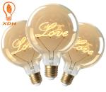 Dimmable 3000k Edison Bulb LED G125 E27 Filament Globe
