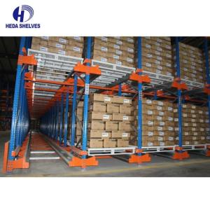 China Cold Rolled Steel Shuttle Pallet Racking System 1T- 3T Layer Custom Storage on sale