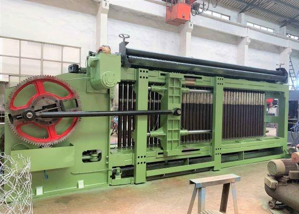 Cheap Double Rack Drive Gabion Hexagonal Wire Netting Machine 4.2mm Wire for sale