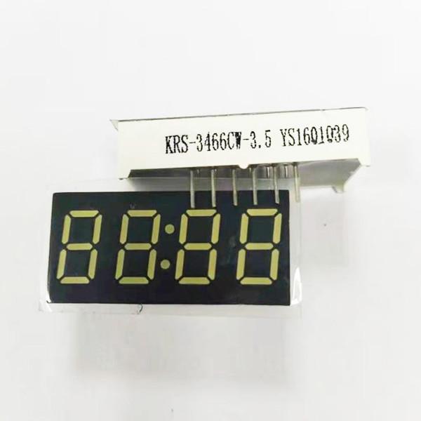 Cheap 4 Digits 7 Segment Mini Led Clock Display 0.36 Inch Anode White for sale