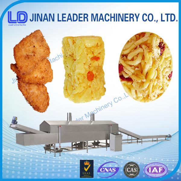 Cheap Stainless steel puffed food potato chips gas fryer processing machinery for sale