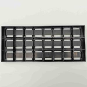 Best ROHS PC JEDEC Standard Matrix Tray For IC Device 0.76mm Flatness wholesale
