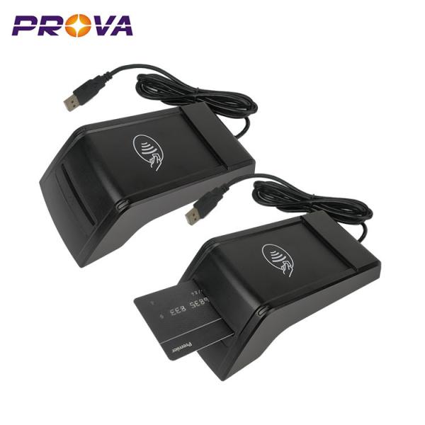 Cheap Contact & Contactless Chip Card Reader With USB HID (PCSC) Interface for sale