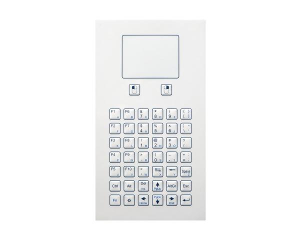 Cheap 44 Keys Industrial Membrane Keyboard IP65 Dynamic With Ruggedized Touchpad for sale