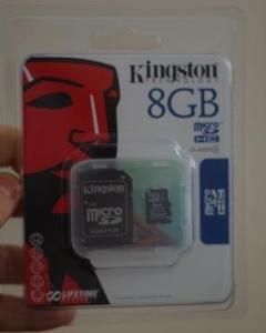China Kingston Memory SD Card 8GB on sale