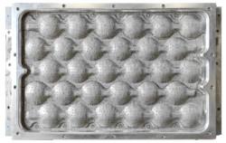 Cheap Customized Fruit Tray Pulp Moulded Products support Straw / Wood pulp molds for sale