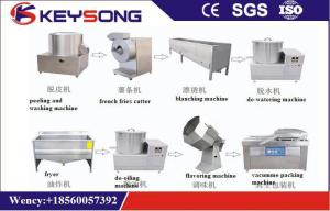 China Banana / Potato Chips Manufacturing Machine , Slice Potato Wafer Making Machine on sale