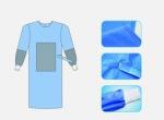 Best Spunlace Reinforced Disposable Chemotherapy Gown Hospital Steriled Isolation wholesale