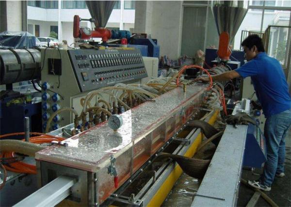 Cheap Window / Door Frame Pvc Plastic Profile Extrusion Line With Electrical Control System for sale