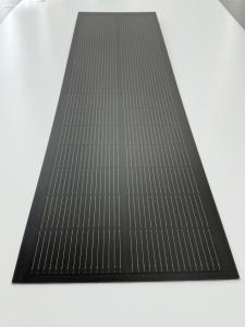 Portable Bendable 12V 10bb Mono Cell Solar Panel for RV Camping Home Boat Marine Curve Surface Black 50000 Pieces Per Year