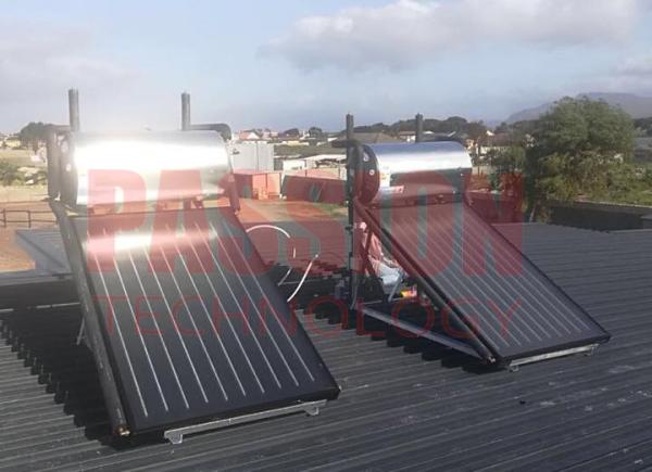 Cheap Closed Loop Circulation Rooftop Solar Water Heater , Solar Energy Flat Plate Water Heater for sale