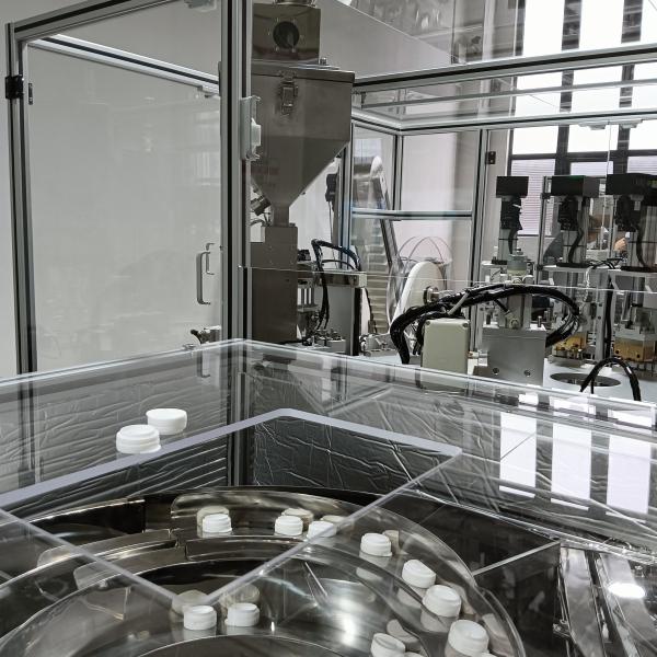 Cheap Automated Desiccant Filling Machine Customized Vibrating Plate Noise Isolation Plate for sale