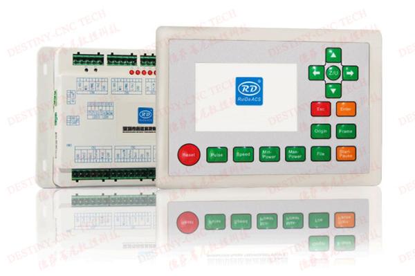 Cheap Laser engraving&cutting machine control system newest RDC6442S CO2 laser control system 4 axis laser control card &panel for sale
