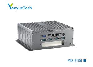 Embedded Fanless Box PC 1037U CPU  1 PCI Expansion 2LAN 6COM 6USB