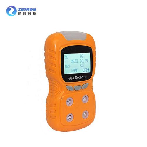 Cheap Diffusion Type Portable Multi Gas Detector 4 In 1 EX O2 CO H2S OEM ODM for sale