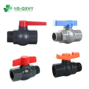 PVC Plastic Male Female Thread Valve Octagonal Irrigation Ball Valve Customized Request