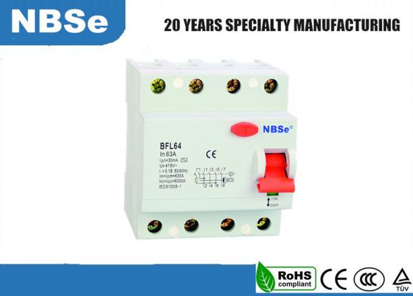 Cheap Custom Made 4 Pole Rccb Circuit Breaker for sale