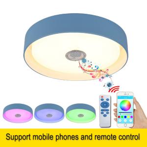 China Modern LED ceiling Lights RGB Dimmable 36W APP Remote control Bluetooth Music light (WH-MA-40) on sale