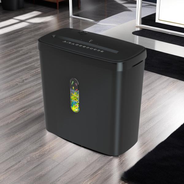 Cheap Low Noise 6 Sheets Cross Cut Paper Shredder With 11L Bin Capacity for sale