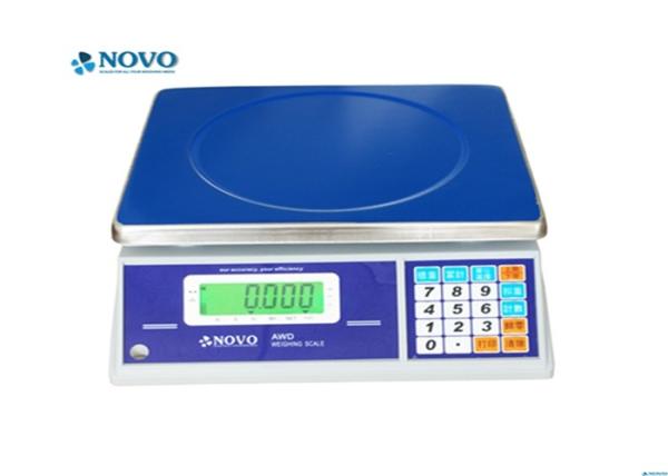 Cheap Blue Digital Weighing Machine , Counting Weighing Machine Hi - Low Function for sale