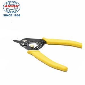 China Three Hole Fiber Optic cable stripper Tools With TPR Handle 6 Length on sale