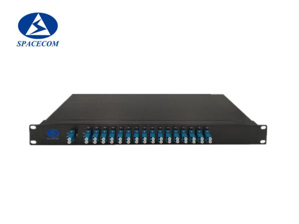Cheap 16 Channels DWDM Mux Demux With LC In 1U Rack Mount Chassis for sale