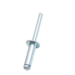 China Blue white zinc Open End Blind Rivets DIN7337 M2.4 - M6.4 on sale