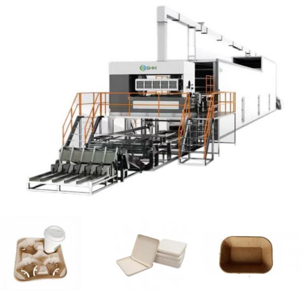 Cheap Rotating Fruit Tray Making Machine High Precision Full Automatic for sale