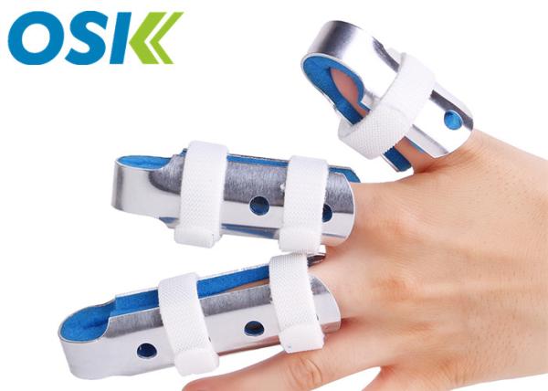 Cheap 3 Sizes Flexible Finger Splint , Soft Foam Broken Finger Wrap Customized Logo for sale