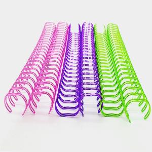 7/8'' A4 Size Double Loop Binding Electroplated Double Wire Binding