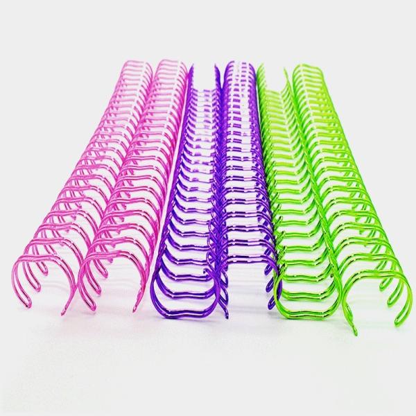 Cheap 7/8'' A4 Size Double Loop Binding Electroplated Double Wire Binding for sale