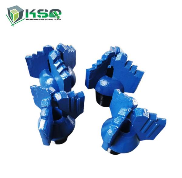 Cheap Rotary Drill Bits With 10 Inch 3 Wings Blades Tungsten Carbide Step Chevron Drag Bit With API 3 1/2" REG Pin Thread for sale