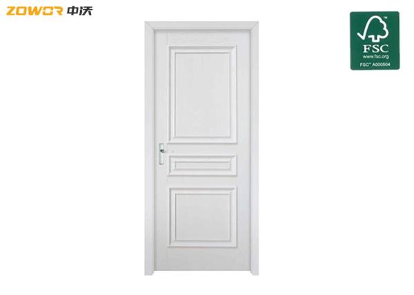Cheap Hidden Hinge Solid Core Mahogany Plain Wooden Door for sale