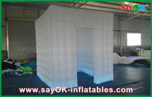 China Advertising Booth Displays White Props Inflatable Photo Booth / Photobooth Props Frame Cube Tent on sale