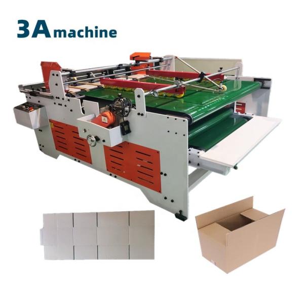 Cheap CQT-1500JGKW Semi-Automatic Folder Gluer Gluing Machine for File Folder Corrugated Box for sale