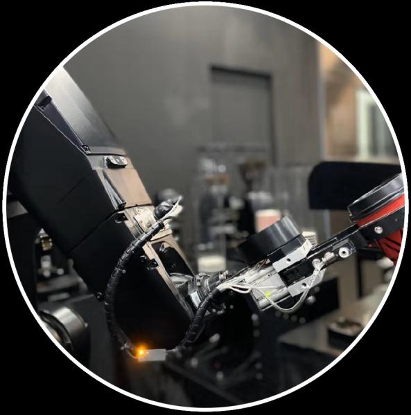 Cheap Automatically Italian Automatic Coffee Machine robot workstation with lattego for sale