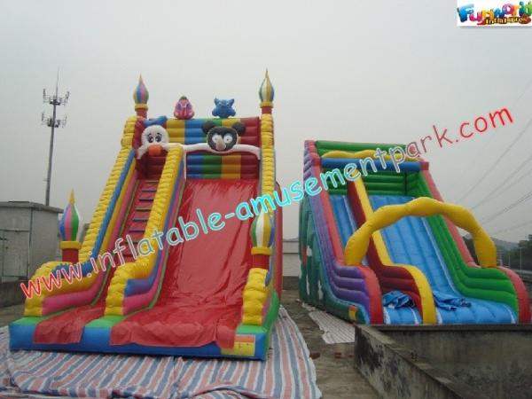 Cheap Customized Clown  Rent Inflatable Slide , Inflatable Dry Slides for sale