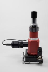 China Handheld Monocular Metallurgical  Microscope SM500 100x - 500x with 6V 15W Illuminator and Magnetic Stand on sale